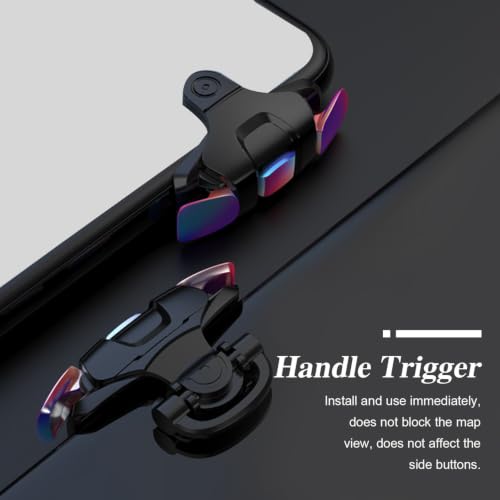 OKUMEYR Game Trigger Pair Mobile Gaming Controller Accessories Black - image 6