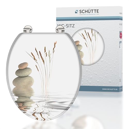 Schütte BALANCE 80022, Abattant WC avec noyau en bois (MDF), motif imprimé sur 3 faces,...
