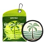 BOPLYBAY Natural Sand Remover Pouch for Beach | Aloe & Oat Powder, Talc-Free & Hypoallergenic | Waterless Cleaner for Feet, Swimsuits, Pets | Eco Travel Gift