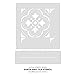 Santa Ana DIY Portuguese Tiles - Reusable Stencils for Home Decor (Large Size 12x12)
