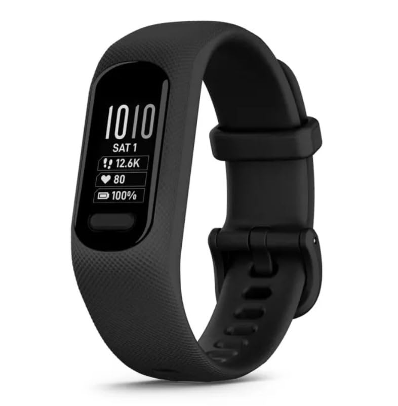 Garmin vívosmart 5, Fitness Tracker, Long-Lasting Battery, Simple Design, Black Bundle with USB Wall Charger + More - Image 3