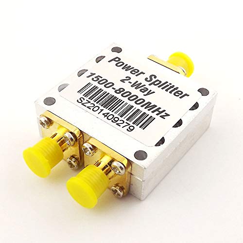 RedYutou GSM CDMA 2.4G 3g 4g LTE Antenna Signal SMA Female 2 Way Power Splitter Combiner High Frequency 1500~8000Mhz Signal Adapter