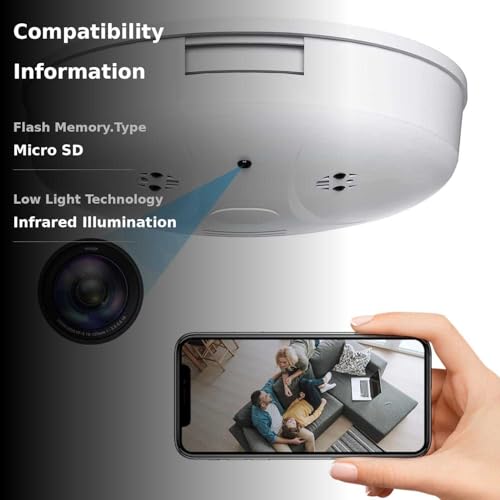 YYCAMUS WiFi Indoor Hidden Camera