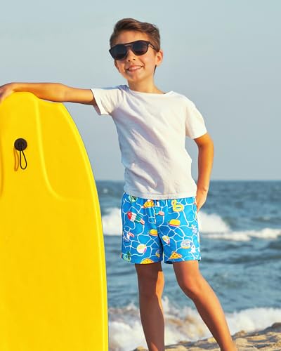 Image of SURF CUZ Boys Swim Trunks Toddler Swim Shorts UPF 50+ Bathing Suit for Boy Swimsuit Quick Dry Mesh Beach Boardshorts Swimwear