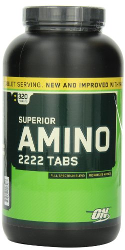 Optimum Nutrition Superior Amino 2222 Tablets, 320 Count #TOP6
