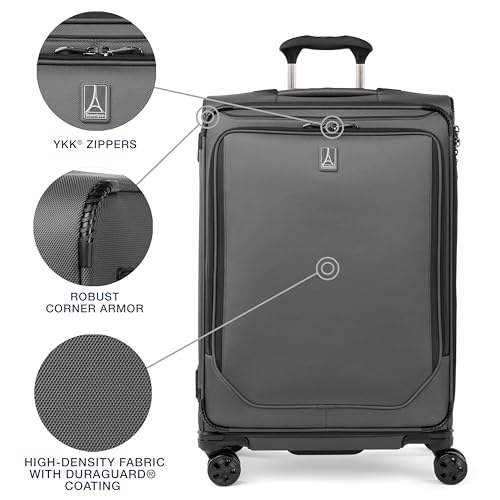 Travelpro Crew Classic 25-Inch Checked Spinner