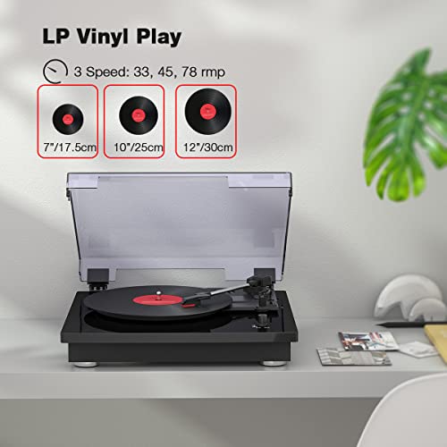 Btuty Platine Vinyle,Stereo Speakers 3-Speed (33/45/78 RPM) Turntable LP Phonograph,BT Connection/USB Flash Disk/Memory… - Les Beatles, Paul McCartney, John Lennon, RIngo Starr, George Harrison Btuty Platine Vinyle,Stereo Speakers 3-Speed (33/45/78 RPM) Turntable LP Phonograph,BT Connection/USB Flash Disk/Memory… – Image 4