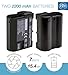 BM Premium 2 Pack of EN-EL15B Batteries and Battery Charger for Nikon Z6, Z7, D780, D850, D7500, 1 V1, D500, D600, D610, D750, D800, D800E, D810, D810A, D7000, D7100, D7200 Digital Cameras