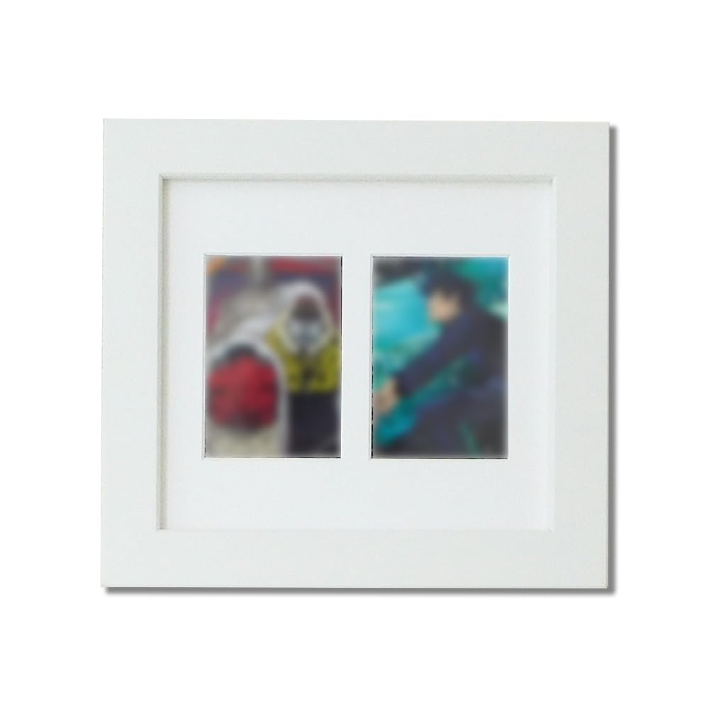 Amazon.co.jp: 【 カードを飾る額縁 】トレカ 額 2連 収納 フレーム