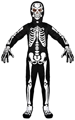 Halloween Skeleton Costume Kids with Gloves Bone Skull Outfit for Boys and...