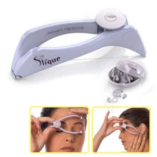 EXPORTTANZA Slique Eyebrow Face and Body Hair Threading Removal Epilator System Kit (Purple 1PCS) 3 41SFokkVeqL
