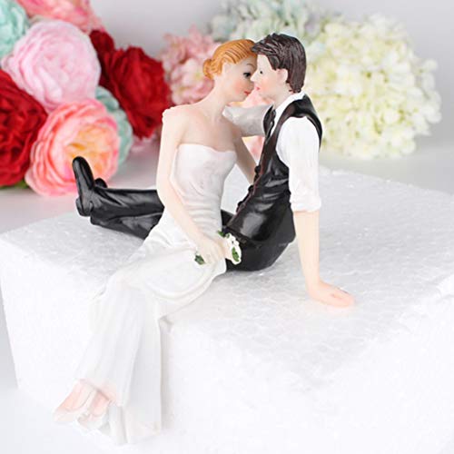 12 Style Fashion Synthetic Resin Bride&Groom Figurine Wedding Cake Topper Craft Wedding Cake Topper Fun Wedding Couple Figures Decorations