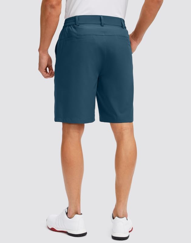 G Gradual Men's Golf Shorts with 5 Pockets 9" Light Weight Stretch Quick Dry Casual Dress Work Shorts for Men - Image 3