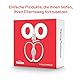 Beißring Baby von LoveNoobs™, BPA/BPS Frei Einfach zu Reinigen, Zahnungshilfe, Greifling, Silikon Zahnbürste, Beißspielzeug, Spielzeug, Unisex, Teether, Rot