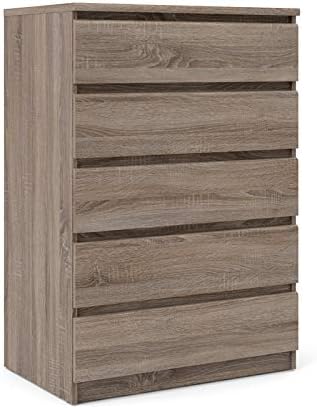 Tvilum Scottsdale 5 Drawer Chest, Truffle