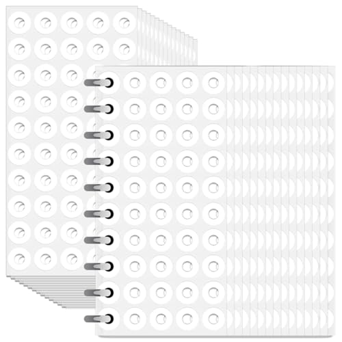 2500 Pcs Heavy Duty Hole Reinforcement Stickers - 1/4