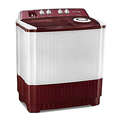 Image of Voltas Beko 9 kg Semi Automatic Washing Machine (Burgundy) WTT90ABRT, Top Load