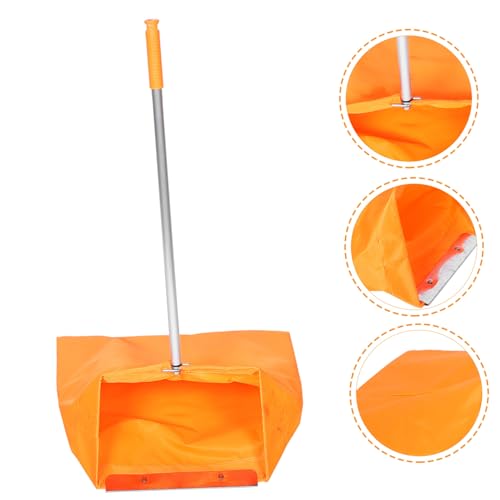 Image of Windproof Trash Grabber with Dustpan 33.07In Outdoor Garbage Pickup Tool Durable Clamp for Indoor and Outdoor Cleaning