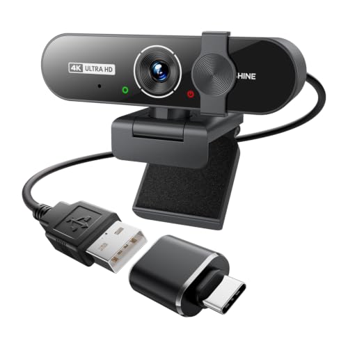 4K Webcam with Triple Privacy