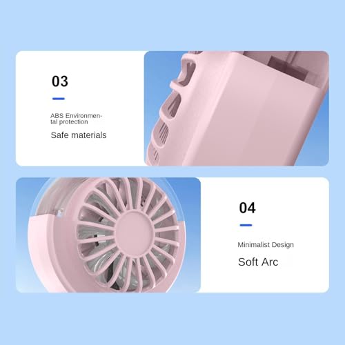 Ventilateur portable 100 vitesses réglables et brume d'eau pour un été au frais - 5