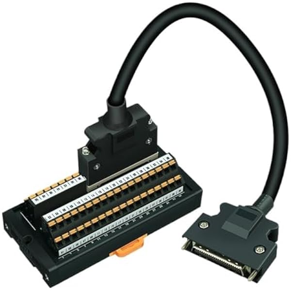 Uniwersalna szyna DIN 50 PIN SCSI50 CN1 listwa zaciskowa we/wy do serwosilnika i napędu HL-SCSI-50P(CN)-PDM-SP(0.5M Cable)