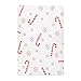BOESI Crib Sheet, Unisex Crib Sheet, Soft and Comfortable for Standard Crib and Toddler Mattress, Christmas Cane Candy