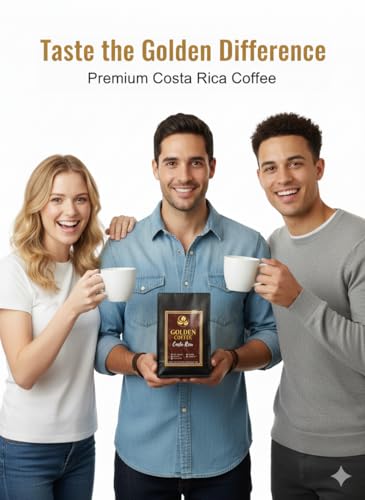 Golden Coffee Costa Rica Gourmet 12oz En grano miniatura 5