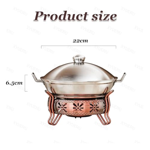 Récipient chauffant en inox pour simplifier le service de table