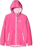 Praktischer Lieferumfang – Jack Wolfskin Fourwinds Jacket Kids, Jacke aus wind-, wasserabweisendem und robustem Softshell-Material, PFC-frei, Farbe: Pink Fuchsia, Größe: 92