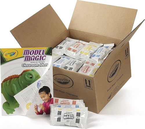 Crayola Model Magic (75ct) Kids Modeling Clay Alternative 1oz Packs Teacher Appreciation School Supplies & Classroom Essentials Air Dry Clay Ages 3+
