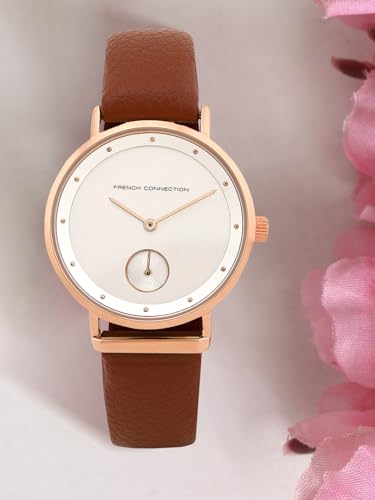 Image of French Connection Silver Dial Analog Watch for Women-FCW09BRL