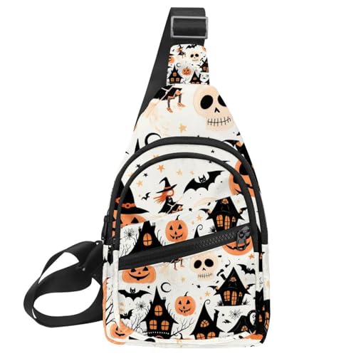 Mochila cruzada de Halloween para liberar tus manos al caminar con tu bebé