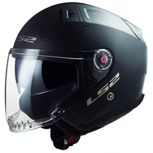 LS2, Casco Moto Jet INFINITY II SOLID Matt Black, L