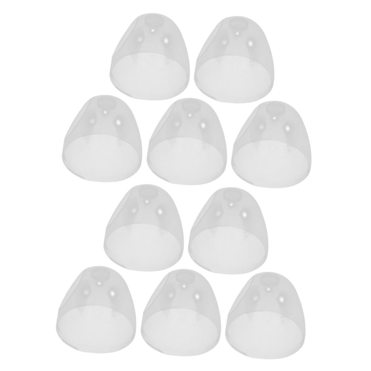 VICASKY Daily Use Milk Bottle Lids 10 Pack Wide Mouth Replacement Caps Plastics Bottle Dome Caps for