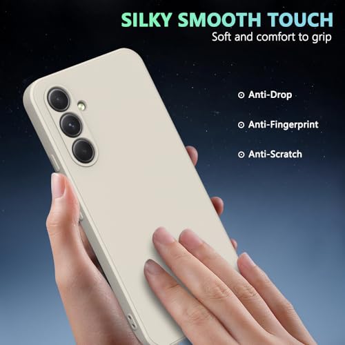 Image of for Samsung Galaxy S24 FE Case White, Scratch Resistant with Soft Touch, Slim Thin Phone Cover for Samsung Galaxy S24 FE