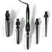 xtava 5-in-1 Professional Curling Iron and Wand Set - 0.3 to 1.25 Inch Interchangeable Ceramic Barrel Wand Curling Iron - Dual Voltage Hair Curler Set for All Hair Types with Glove and Travel Case