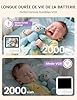OBVHNUA Babyphone Camera 2,8 inches Moniteur Bébé 720P HD 2000mAh Babyphone Vidéo Surveillance Écran IPS USB-C 2,4 GHz Zoom Vision Nocturne VOX Communication Capteur de Température Support 2 Caméras