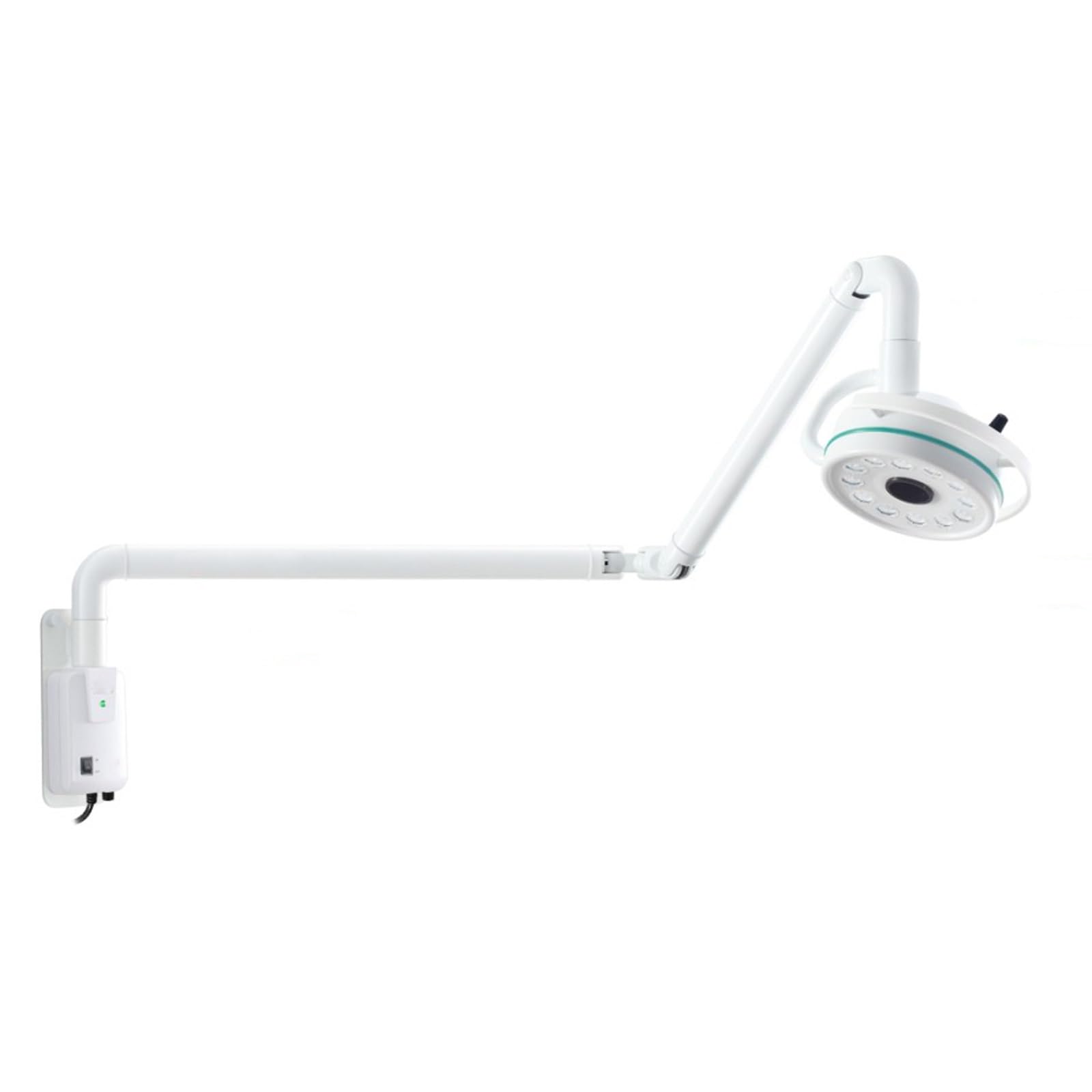 GBPLDMAQ Lampa do Badań Bezcieniowych, Lampa do Badań Chirurgicznych Wisząca na Ścianie, Lampa Chirurgiczna z Obrotem o 180°, Lampa do Badań