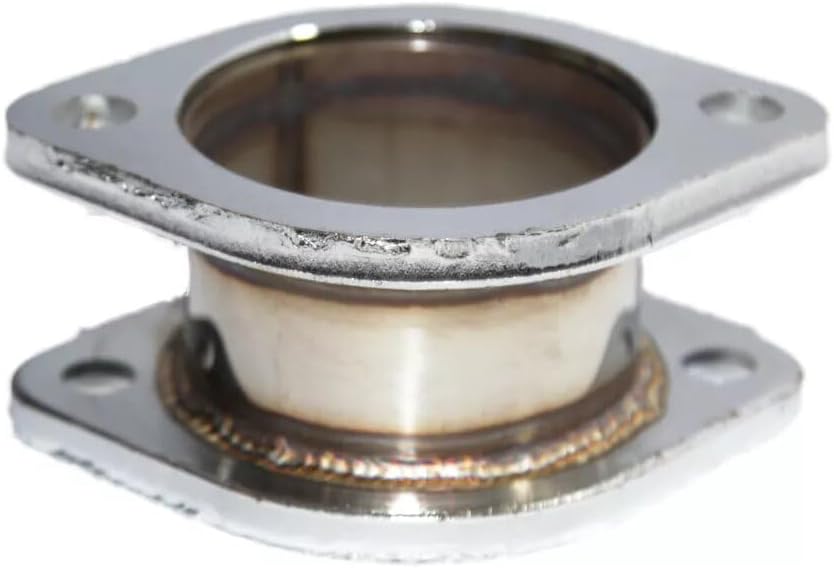CATBACK Exhaust Muffler Pipe Extension Steel Adapter 3" 2 Bolt Flange 2.2"Height