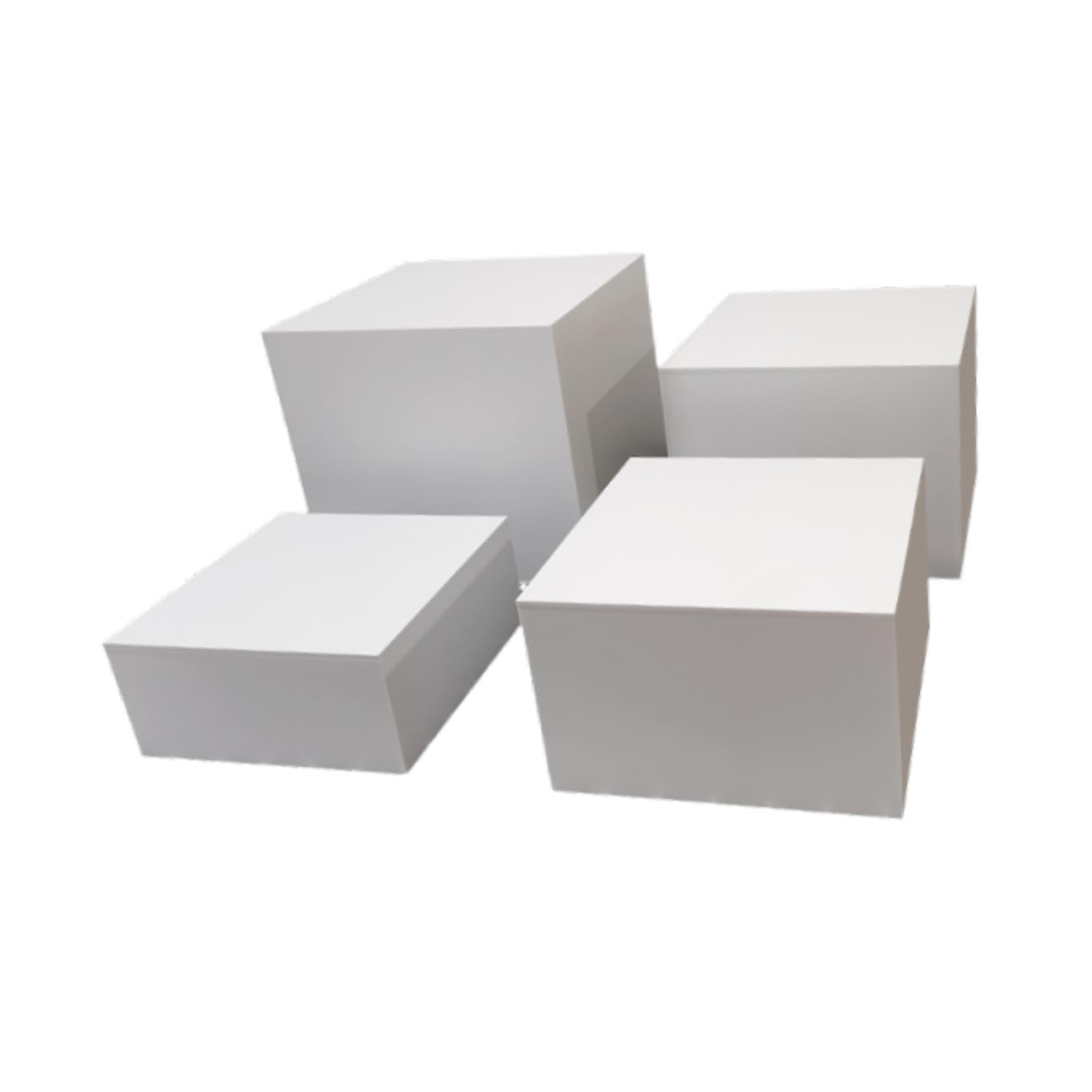 Alzate per buffet, decorazioni in acrilico, tavolo da buffet, espositore Per unico per caramelle con fondo cavo per ospitare eventi, alzate ad incastro, decorazioni, organizzatori, figure.