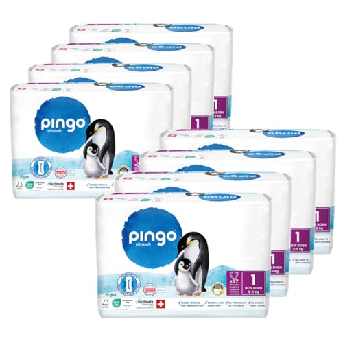 Pack Ahorro Pañales T1 (recién nacido) Pingo 216 Uds