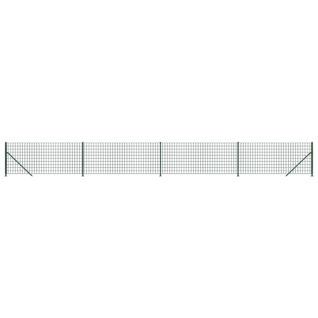 Zielony panel ogrodzeniowy z metalowej siatki, 8 x 10 m, dekoracyjny płot ogrodowy do kształtowania krajobrazu, panel ogrodzeniowy do bariery dla zwierząt