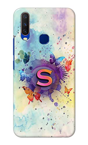 Image of PRINTFIDAA� Printed Hard Back Cover Case for Vivo Y15 | Vivo Y17 | Vivo Y11 | Vivo U10 | Vivo Y12 | Vivo Y12i Back Cover (Alphabet S) -2808