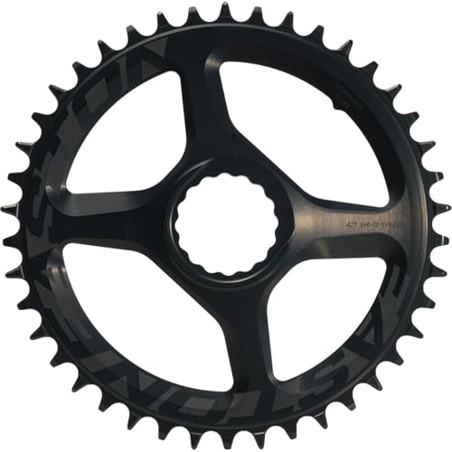 Plateau Direct Mount Shimano 12V Easton 42t ingénierie de précision noire