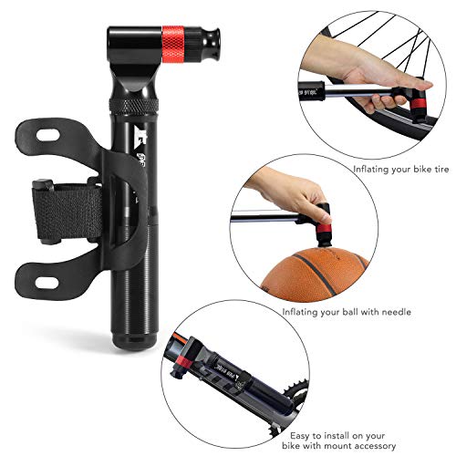 Insuflador de bicicleta, Romacci Bomba de ar comprimido 160PSI Bomba de ar de ciclismo Bomba de pres