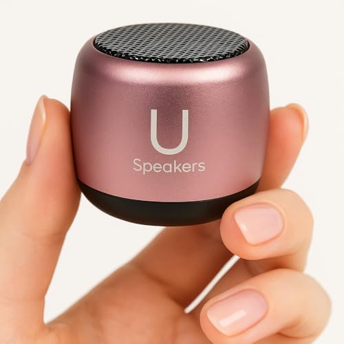Fashionit U Micro Bluetooth Speaker | Coin-Sized Speakers Bluetooth Wireless with Built-in Mic &...