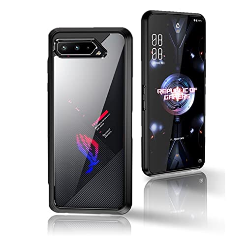 Careflection Premium Hybrid Bumper Case for Asus Rog Phone 5 Series Pro Ultimate Transparent Black Hard Acrylic PC Back TPU Case with Oleophobic Anti Dust Coating Slim Cover (B092L7R45R) Amazon Price History, Amazon Price Tracker