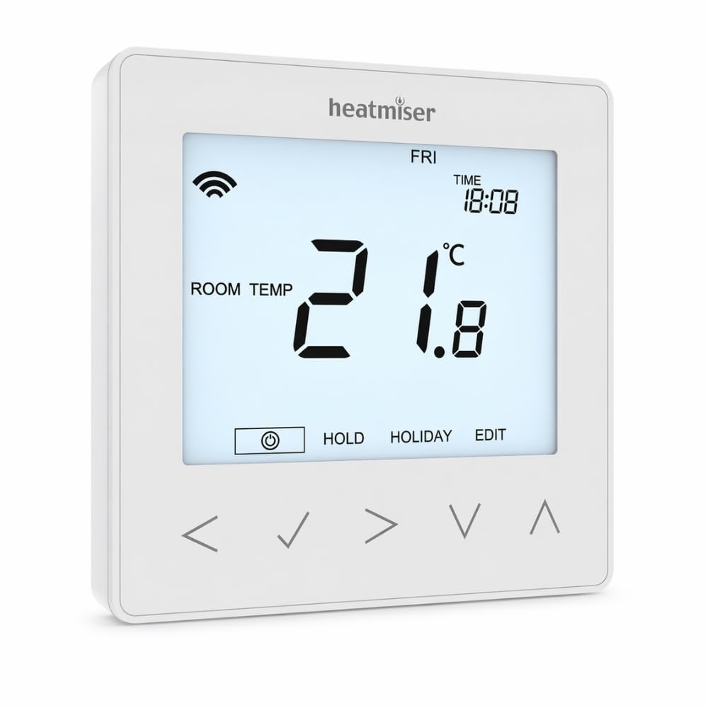 Heatmiser Neostat Wifi Neowifi Series Smart Programmable Room Thermostat White from B&Q