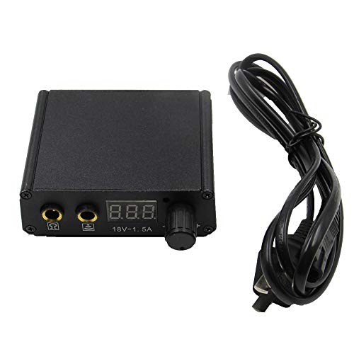Tattoo Power Supply, Tazay Dual Digital Lcd Design Tattoo Power Supply Multifunctional Tattoo Machine Power Supply Kit For Tattoo Machine Gun Foot Pedal Tattoo Supply #TOP3