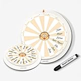 i-SCREAM Roulette Spinning Wheel - 12.6' (32 cm) Large Size, Magnetic, Random Picker Wheel Dry-Erase...